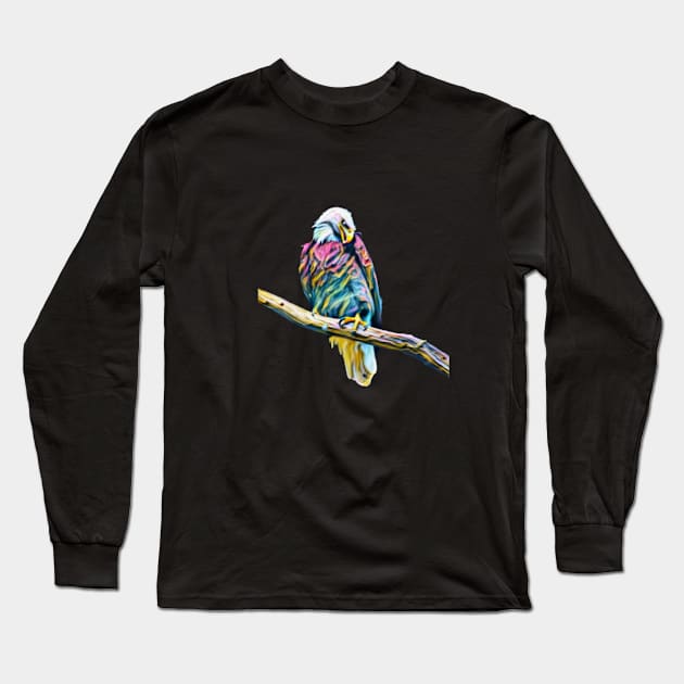 Eagle Long Sleeve T-Shirt by Nimmersatt